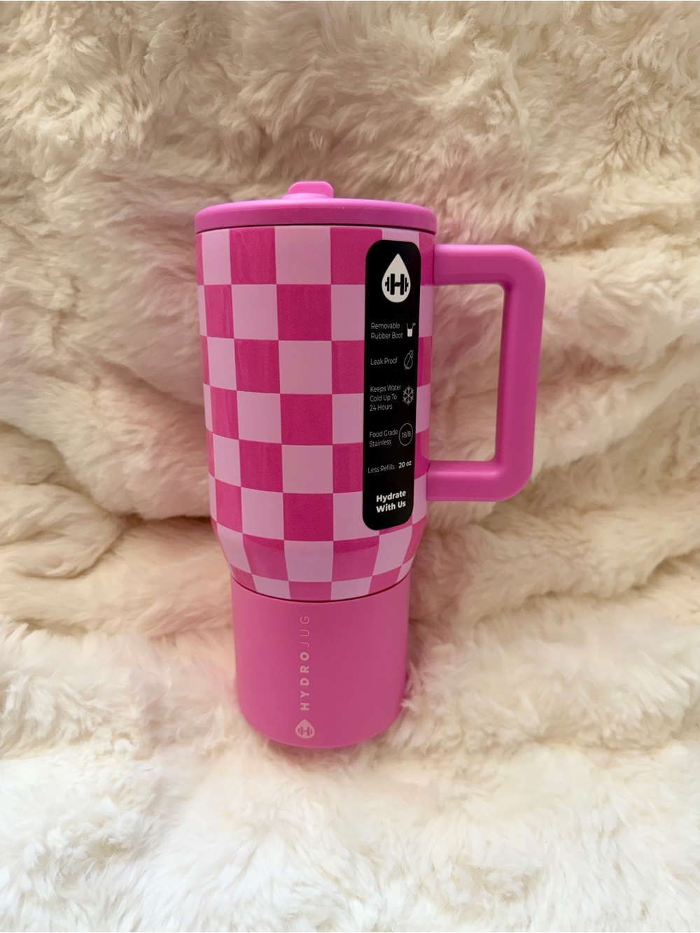 HydroJug Bubblegum Checkers